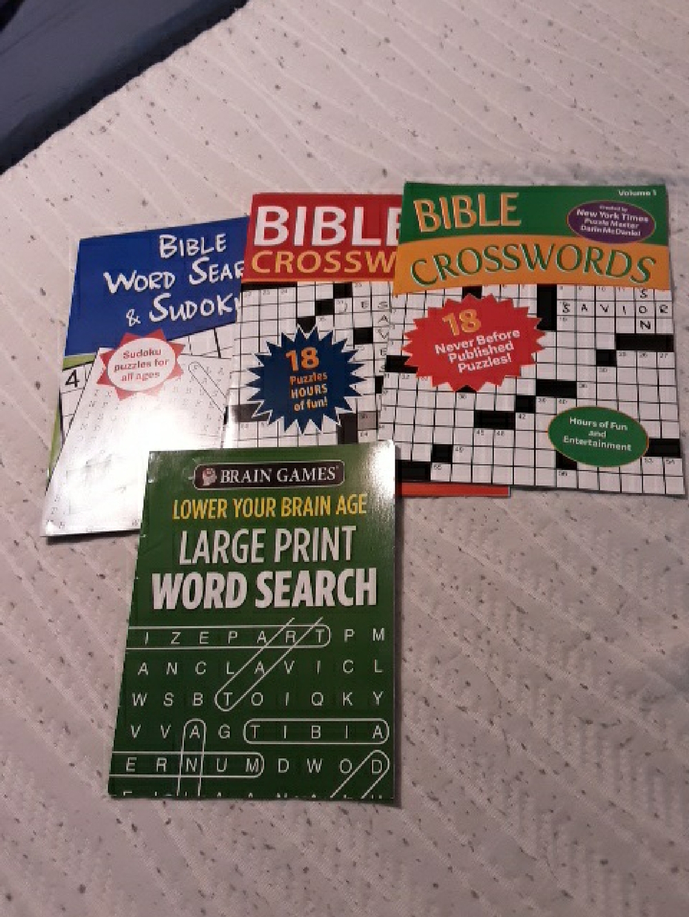 Large Print Word Search Puzzle Book - Green Cover